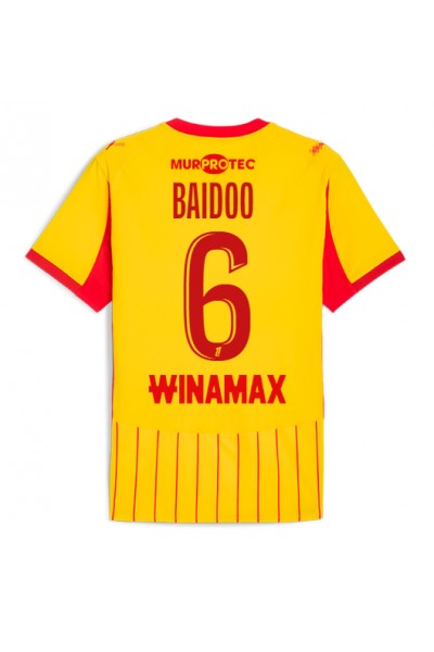 RC Lens Samson Baidoo #6 Jalkapallovaatteet Kotipaita 2025-26 Lyhythihainen RC Lens Samson Baidoo #6 Jalkapallovaatteet Kotipaita 2025-26 Lyhythihainen